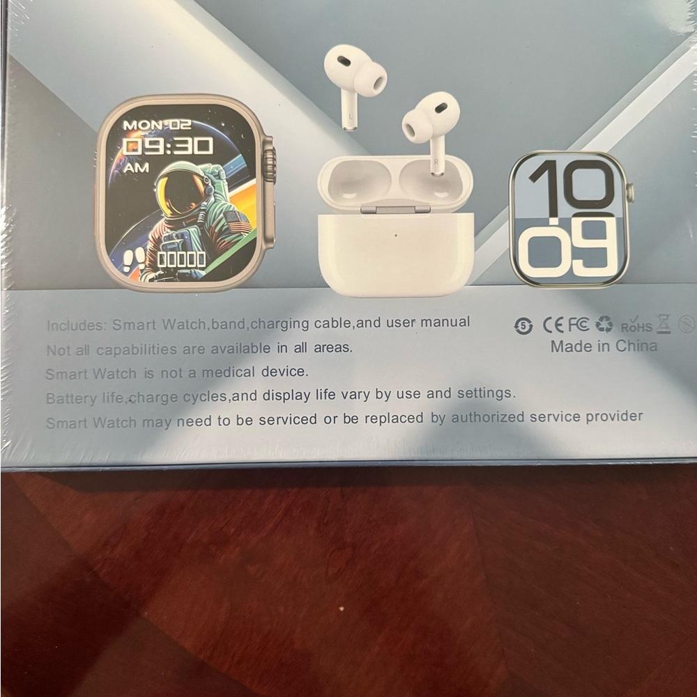 Red Smart Watch Packaging